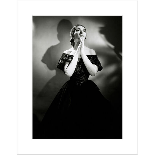 Maria Callas by Houston Rogers - mounted print